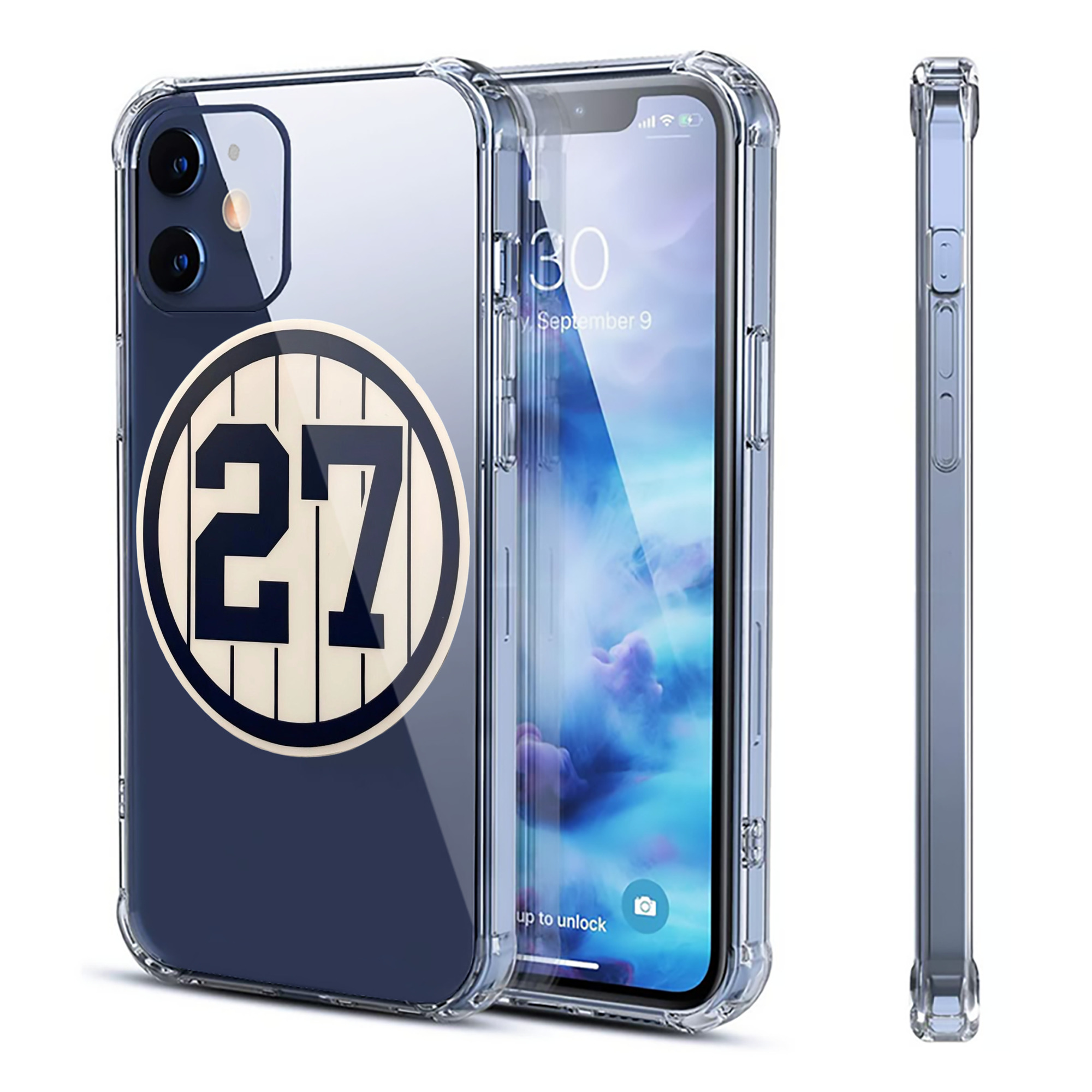 Giancarlo Stanton 2 Clear IPhone 12 Case – Soft TPU With UV Print – Enhanced Drop Protection, Precise Fit, Anti-Fingerprint, Customizable Design, Scratch-Resistant, Yellow-Resistant